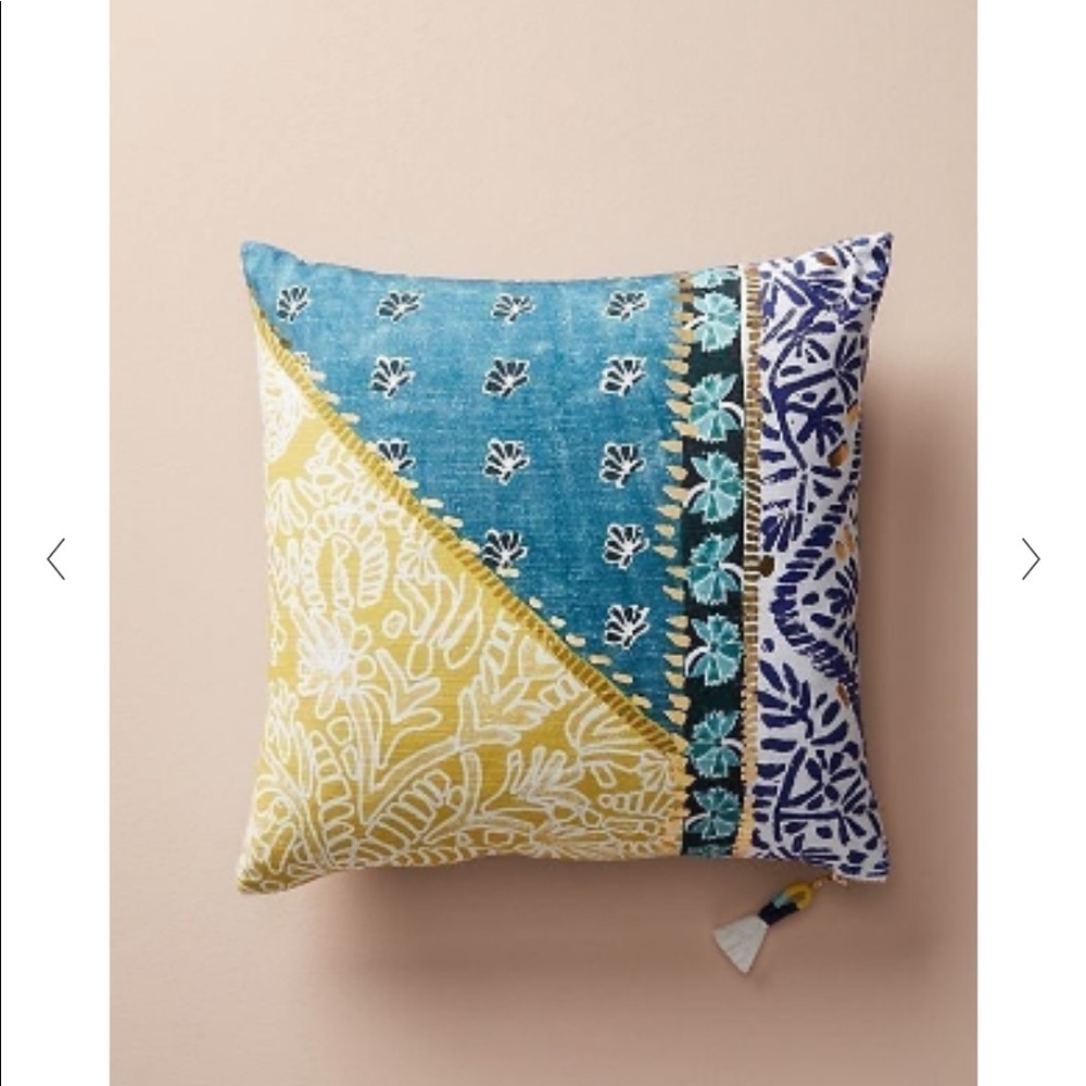 2 Anthropologie Catriona Cushion Pillow - pair